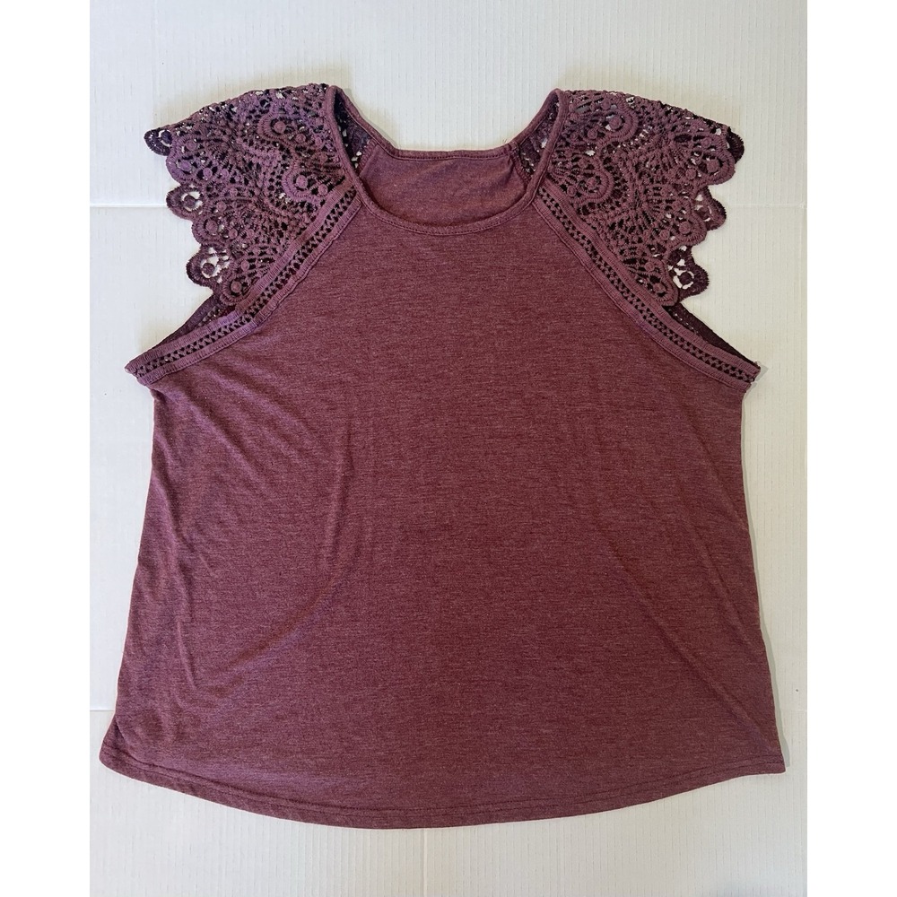 SHEIN Curve Women's Red Blouse 1XL